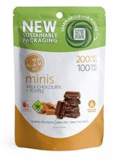 420 Bars 2:1 Milk Chocolate Toffee 300mg