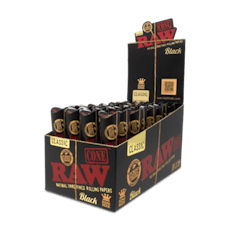 Raw | Cones | Black King Size 3pk