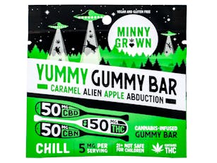 MNG Caramel Apple Gummy Bar 50mg THC