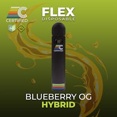Certified Cultivators - Blueberry OG Flex Disposable - 1g - 700mg