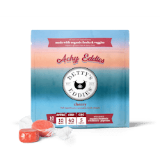 Betty's Eddies | Achy Cherry 1:4:0.5 THC:CBD:CBC Taffies 10pk | 100mg