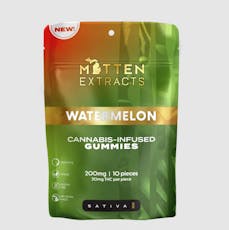 Mitten Extracts 200mg Gummies - Watermelon