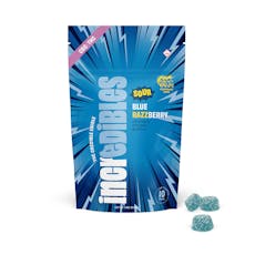 Sour Blue Razzberry Gummies 100mg