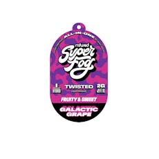Mfused TWISTED Liquid Diamonds Disposable 2g: Galactic Grape