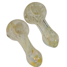 LuvBuds - Fumed Striped - 4.5" Hand Pipe
