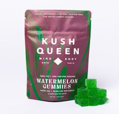 Watermelon 2:1 THC:CBD High Terpene Extract Gummies (100mg)