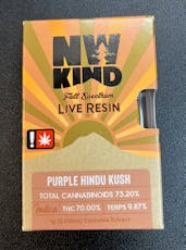 Purple Hindu Kush Live Resin Cart 1g-NW Kind