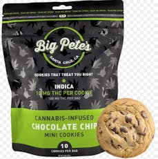 Big Pete's Chocolate Chip Indica Mini cookies 10pack