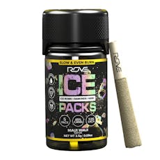 Rove | Maui Waui (S-H) Rosin, Diamonds, Hash Infused Pre Rolls | 5 Pack (3g)