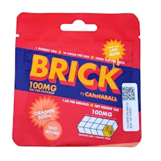 Cannabals | Orange Soda Gummy Brick | 100mg