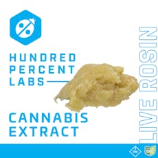 Hundred Percent Labs - Dos Ghost Live Rosin - 1g - 640mg