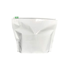 EXIT BAG: Large White zipper top