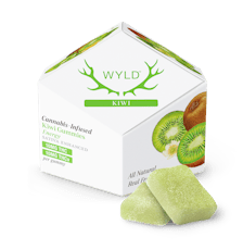 Wyld - Kiwi - 1:1 THC/THCv 10mg Gummies 10pk - 100mg