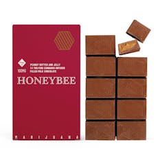 1:1 THC/CBD Peanut Butter & Jelly Milk Chocolate Bar
