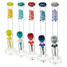AFM Glass | Bong | Water Pipe | 18" | Wildstyle Graffiti | 9mm | Assorted