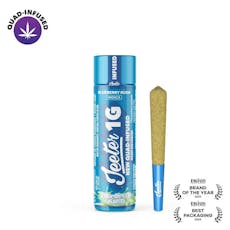 Jeeter Infused Quad Preroll 1g Indica Blueberry Kush