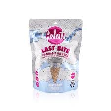Gelato Last Bite Chocolate Birthday Cake Sugar Cones