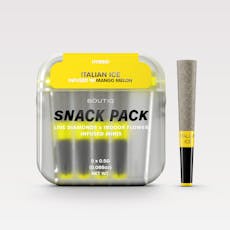 Boutiq - Live Diamonds Infused Mini Prerolls 5pk -Italian Ice x Mango Melon (H) (2.5g)