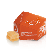 WYLD - 200mg THC: 200mg CBC Gummies - Blood Orange
