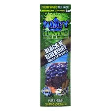 2 Toasted Hemp Wraps (Black n' Blueberry)