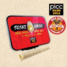 SUSHI HASH - Cosmic Pie x Trop Z Rosin - Pre-Roll - HASH HOLE - 5pk - 2.5g