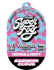 Super Fog Rainbow Cloud Twisted Disposable Vape 2g