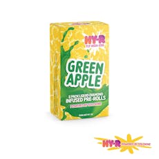 HY-R | GREEN APPLE | INFUSE PRE-ROLL PACK | 3G | REC