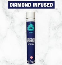 Teal: Diamond Infused Pre-Roll | Blue Platinum | 1g