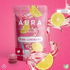 Aura - Pink Lemonade Entourage Gummies - 11ct - 110mg