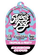Super Fog Rainbow Cloud Twisted Disposable Vape 2g