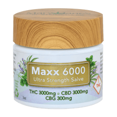 Maxx THC:CBD:CBG UPDATE PRICE Salve Maxx 6000 THC:CBD:CBG