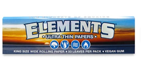 Elements King Size Rice Papers - 50 pk