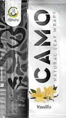 Camo natural leaf wraps vanilla - 5 Wraps Per Pack