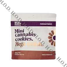 Hippie Bliss Oatmeal Raisin Cookies 200mg