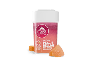Wana Gummies - Quick Peach Bellini Sativa 100mg