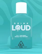 Tincture - Kush Berry CHILL Drink Loud THC Shot - 100mg