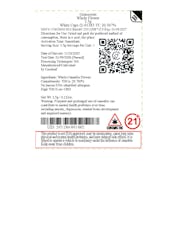 Grassroots Whole Flower 3.5g White Caps (I) 01383 TC 30.367%