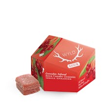 Wyld - Sour Cherry Gummies Indica Enhanced 100mg - 1.4oz