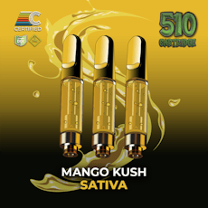 Certified Cultivators - Mango Kush Cart - 3 Pack - 3g - 2,100mg