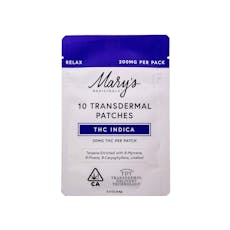Mary's Medicinals | Transdermal Patches (10 Pack - Indica 200mg THC)
