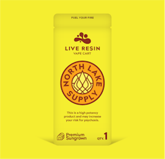 North Lake Supply | Garlic Jam (H) Live Resin Cartridge | 1g