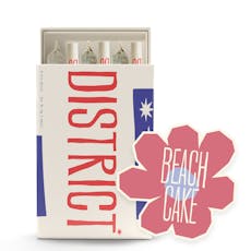 District Cannabis | Pre Rolls | Beach Cake | 6 x .5g