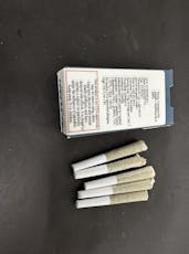 Grassroots Preroll 5 Pack 2g Paw Paw (H) 01633 TC 30.118%