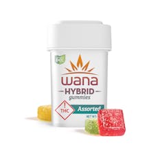 Wana | Sour Assorted Hybrid 10ct | 110mg Gummies