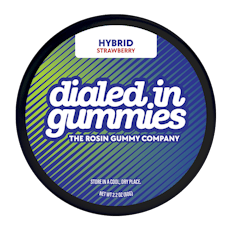 Dialed In | Classic Rosin Gummies 100mg | Strawberry