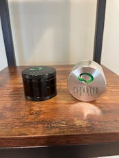 55mm Zinc Premium Elevated Grinder - Silver