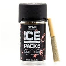 Rove - Ice Pack Rosin Diamond & Hash Infused 5 pack - Maui Waui - 2.5G Preroll