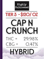 Highly Cultivated - CAP N CRUNCH (b-buds) - Tier 3 Flower