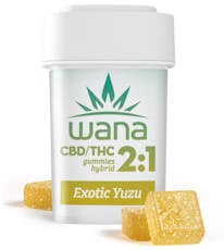 Wana 2:1 CBD/THC Gummies Exotic Yuzu 00266