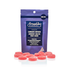 SMOKIEZ Sweet Jamberry 1:1 THC:CBN Gummies 100mg 10(pk)